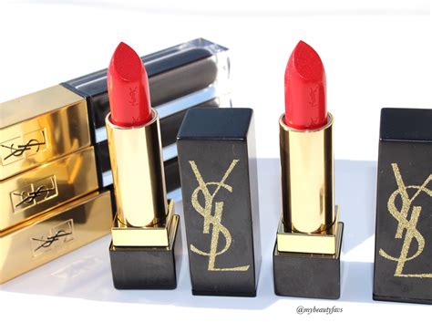 limited edition ysl pur couture lipstick swatches le rouge|rouge pur couture lipstick spf15.